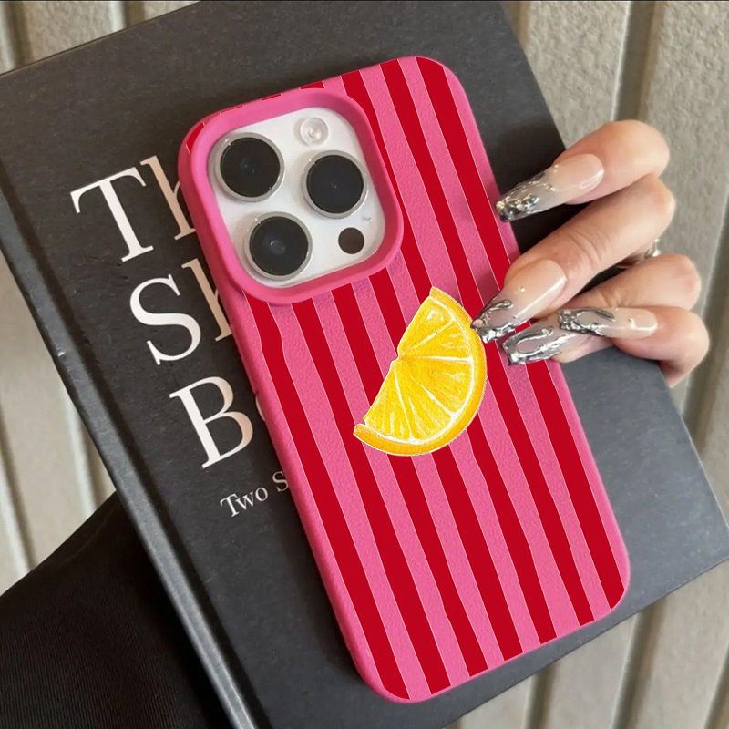 Phone Accessories List - เคสโทรศัพท์ซิลิโคน TPU ลายเลมอนแฟชั่น สำหรับ iPhone 17